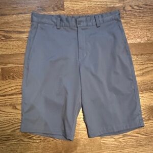 Nike Golf Men's Gray Flat Front Shorts